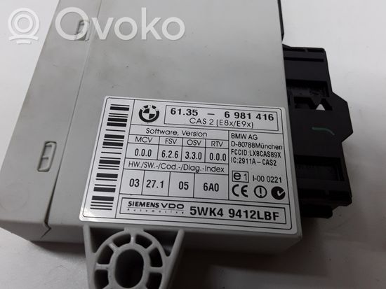 BMW 3 E90 E91 Comfort/convenience module 61356981416