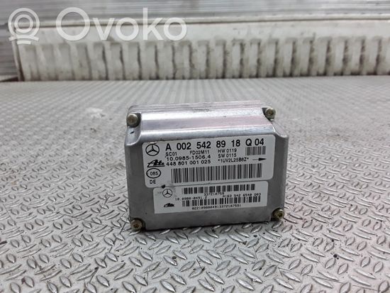 Mercedes-Benz ML W163 ESP acceleration yaw rate sensor A0025428918Q