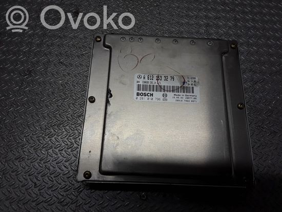 Mercedes-Benz ML W163 Engine control unit/module A6121533279 0281010796