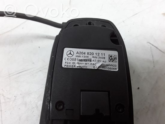 Mercedes-Benz C W204 Phone control unit/module A2048201211