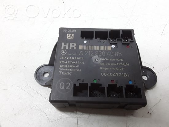 Mercedes-Benz C W204 Door control unit/module A2128204085