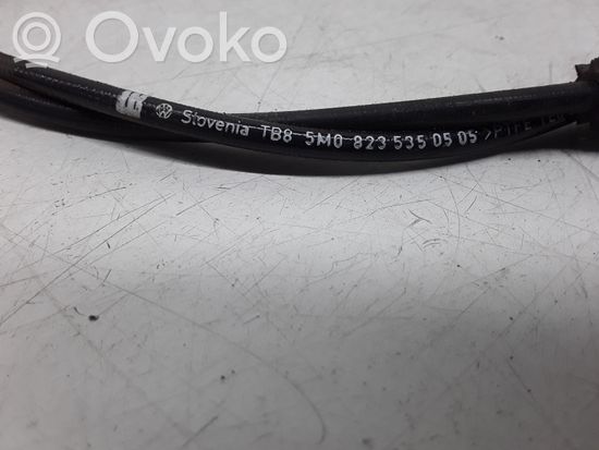 Volkswagen Golf Plus Engine bonnet/hood lock release cable 5M08235350505