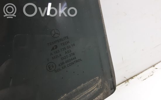 Mercedes-Benz ML W163 Rear door window glass 43R002444