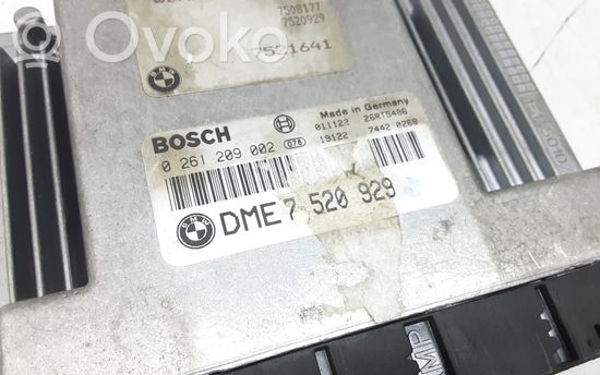 BMW 7 E65 E66 Engine control unit/module 7520929 0261209002