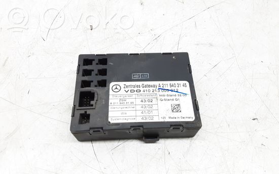 Mercedes-Benz E W211 Door central lock control unit/module A2115403145