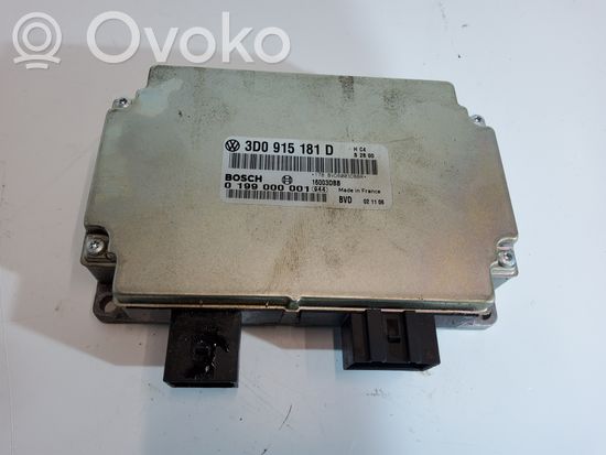 Volkswagen Phaeton Battery control module 3D0915181D