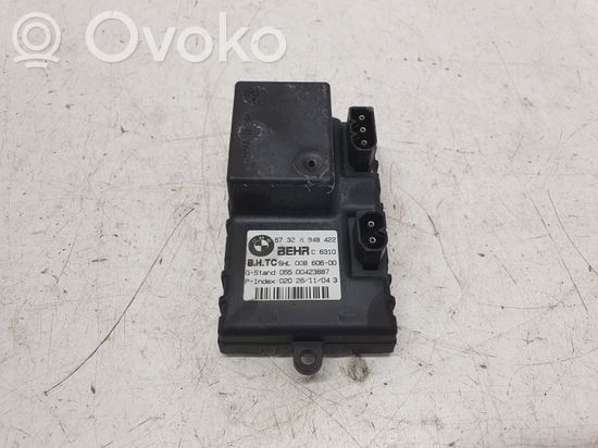 BMW 5 E60 E61 Heater blower motor/fan resistor 5HL00860600 67326948422