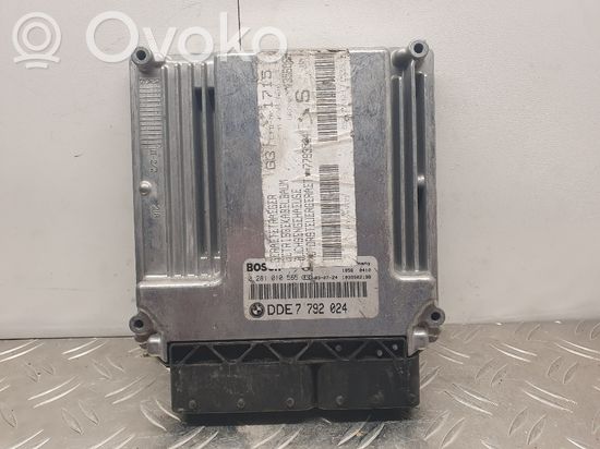 BMW 3 E46 Engine control unit/module 7792024 DDE7792024 0281010565