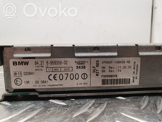 BMW X3 E83 Bluetooth control unit module 6958358 84216958358