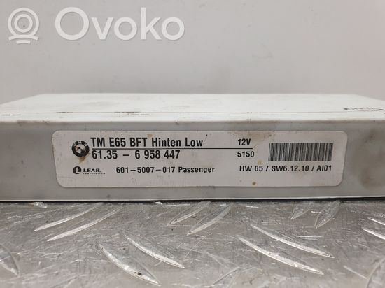 BMW 7 E65 E66 Door central lock control unit/module 6958447 61356958447
