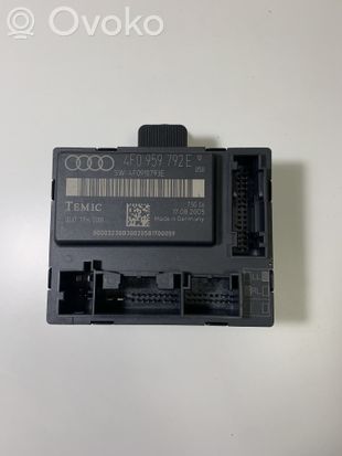 Audi A6 S6 C6 4F Door control unit/module 4F0959792E 4F0910793E