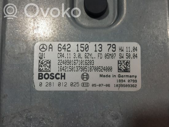 Mercedes-Benz E W211 Engine control unit/module A6421501379 0281012025