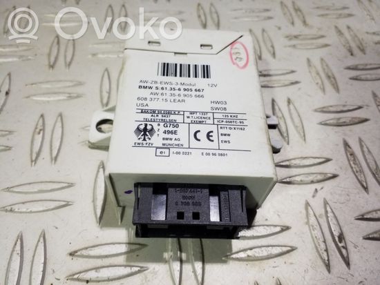BMW 5 E39 Immobilizer control unit/module 61356905667 61356905666 60837715LEAR