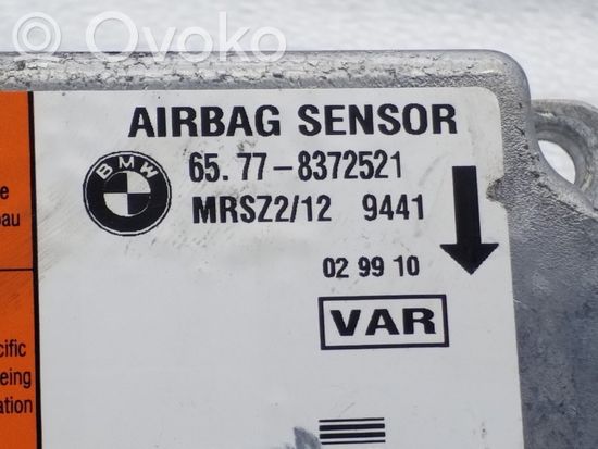 BMW 5 E39 Airbag control unit/module 8372521 MRSZ2129441 65778372521