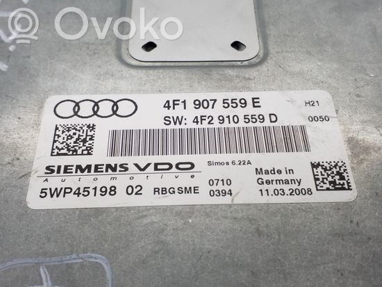 Audi A6 S6 C6 4F Engine control unit/module ECU 4F1907559E 4F2910559D 5WP4519802