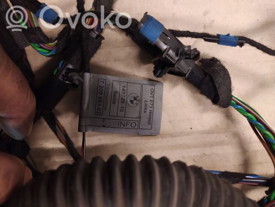 BMW X6 E71 E72 Rear door wiring loom 7209883