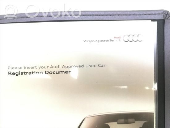 Audi A4 S4 B8 8K Owners service history hand book