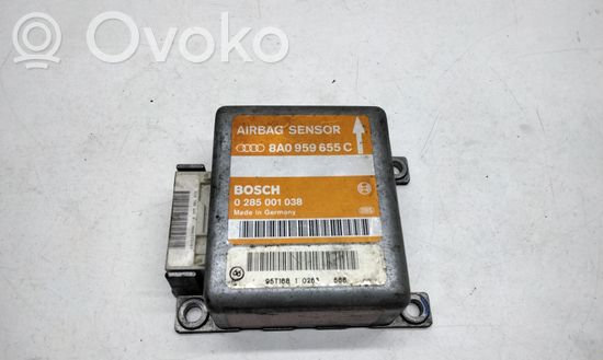 Audi A4 S4 B5 8D Airbag control unit/module 8A0959655C 0285001038