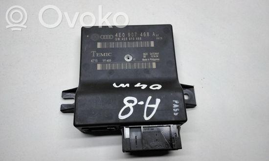 Audi A8 S8 D3 4E Gateway control module 4E0907468A
