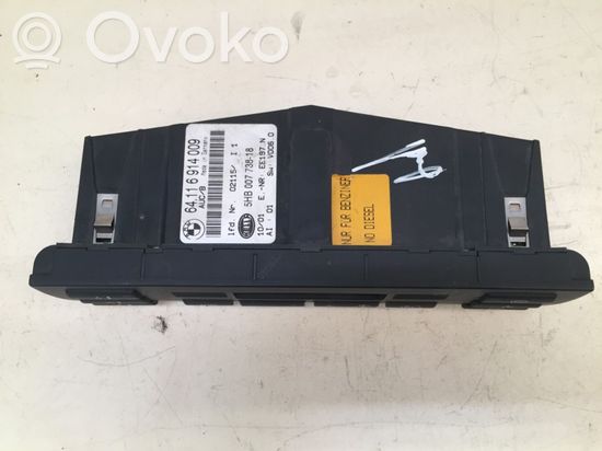 BMW 3 E36 Climate control unit 6914009 64116914009