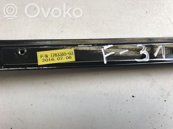 BMW 3 F30 F31 F80 Rear door windshield rail 7263385 726338503