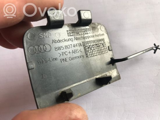 Audi A4 S4 B9 Rear bumper row hook cap/cover 8W5807441A 8W5807441