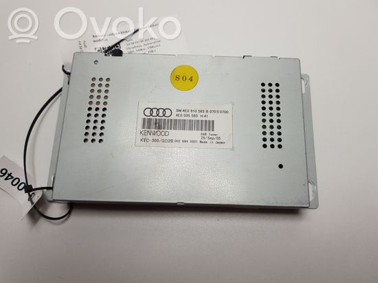Audi A8 S8 D3 4E Antenna control unit 4E0035563 4E0910563B