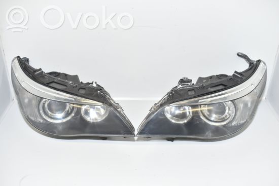 BMW 5 E60 E61 Headlights/headlamps set 7189312 6934836