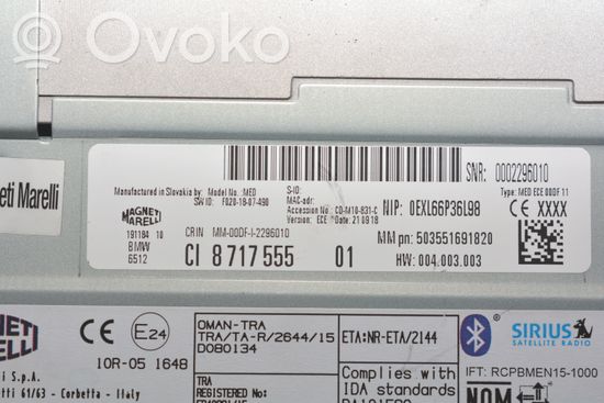 BMW i3 GPS navigation control unit/module 8717555
