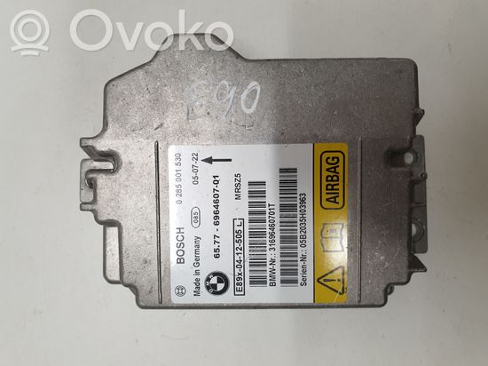 BMW 3 E90 E91 Airbag control unit/module 6577696460701 0285001530