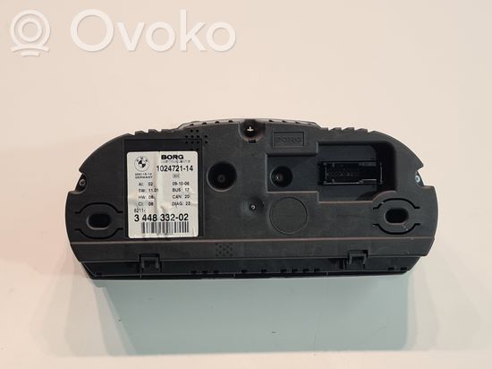 BMW X3 E83 Speedometer (instrument cluster) 344833202 102472114