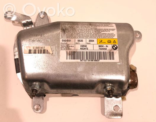 BMW 5 E60 E61 Front door airbag 7034058 R601190500C