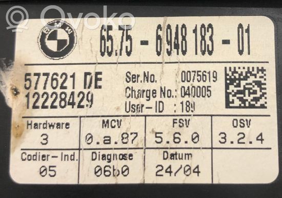 BMW 5 E60 E61 Alarm movement detector/sensor 577621DE 6948183