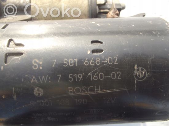 BMW X5 E53 Starter motor 0001108190 7501668