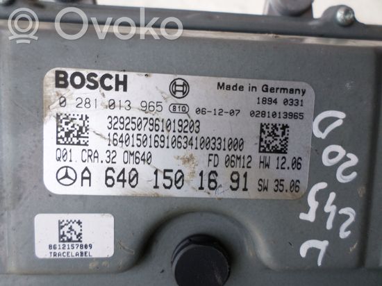 Mercedes-Benz B W245 Engine control unit/module A6401501691