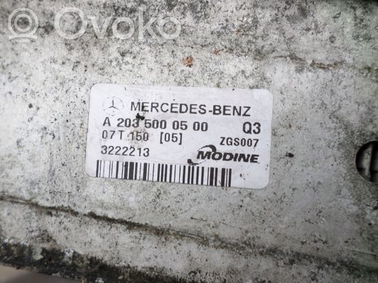 Mercedes-Benz CLK A209 C209 Intercooler radiator A2035000500