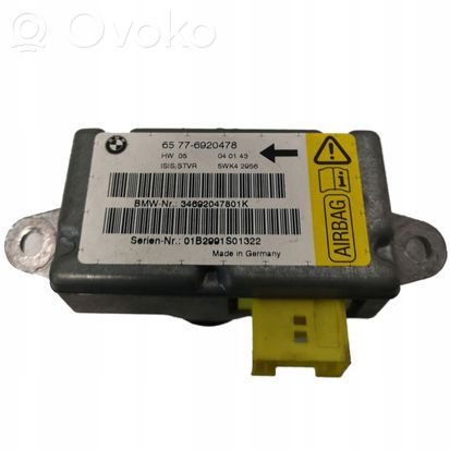 BMW 7 E65 E66 Airbag deployment crash/impact sensor 6920478