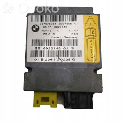 BMW 7 E65 E66 Airbag control unit/module 6922145