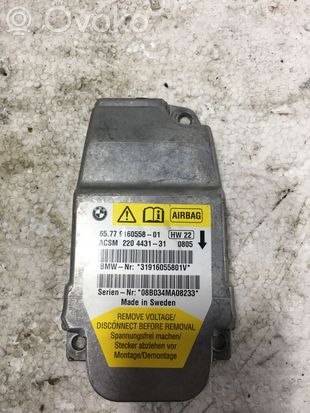 BMW 5 E60 E61 Airbag control unit/module 9160558