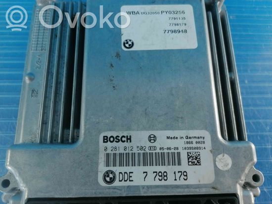 BMW 1 E81 E87 Engine control unit/module ECU 7798179 0281012502