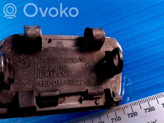 BMW 5 E60 E61 Headlight washer spray nozzle cap/cover 7056946 11460915