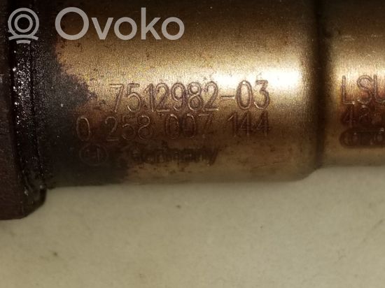 BMW 6 E63 E64 Lambda probe sensor 7512982 0258007144 751298203