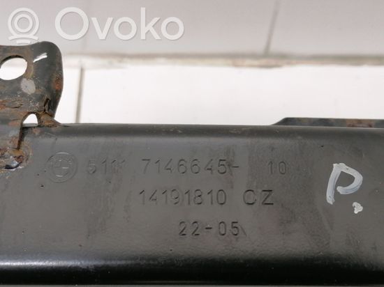 BMW 3 E90 E91 Front bumper cross member 7146645 5111714664510