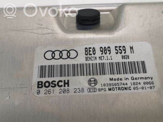 Audi A4 S4 B6 8E 8H Engine control unit/module 8E0909559M 0261208238