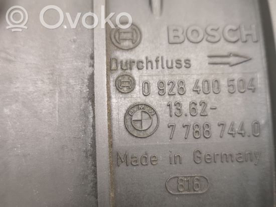 BMW 5 E60 E61 Mass air flow meter 7788744 77887440 0928400504