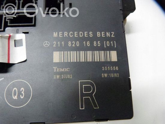 Mercedes-Benz E W211 Door control unit/module 2118201685
