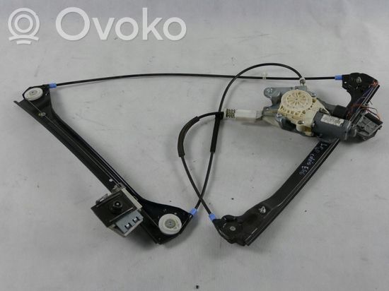 BMW 3 E46 Front door window regulator with motor