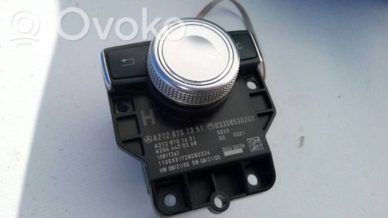 Mercedes-Benz E W212 Central console control unit A2128701351