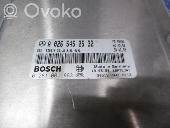 Mercedes-Benz E W210 Engine control unit/module A0265452532