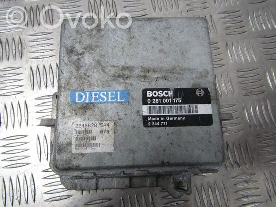 BMW 5 E34 Engine control unit/module 0281001175 2244771 0281001175 2244771